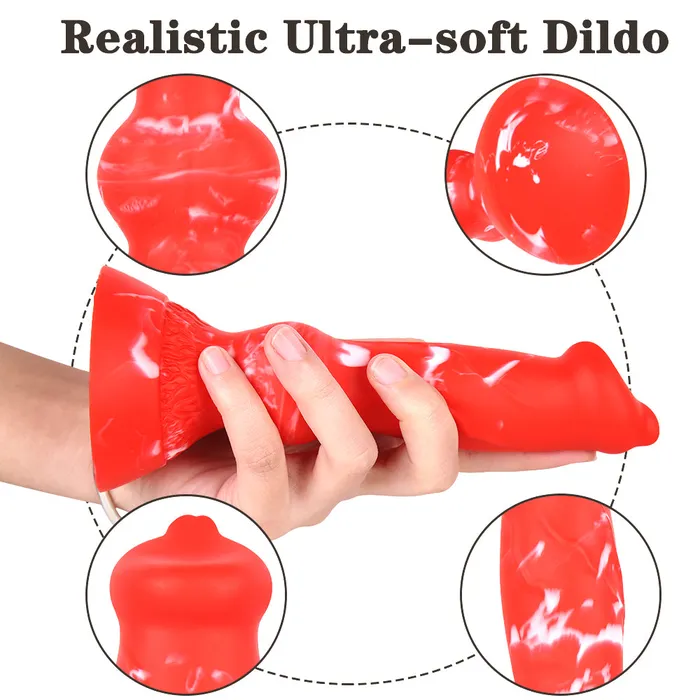 MD 709 inch Silicone Dildo Cock Anal Plug MD Anal