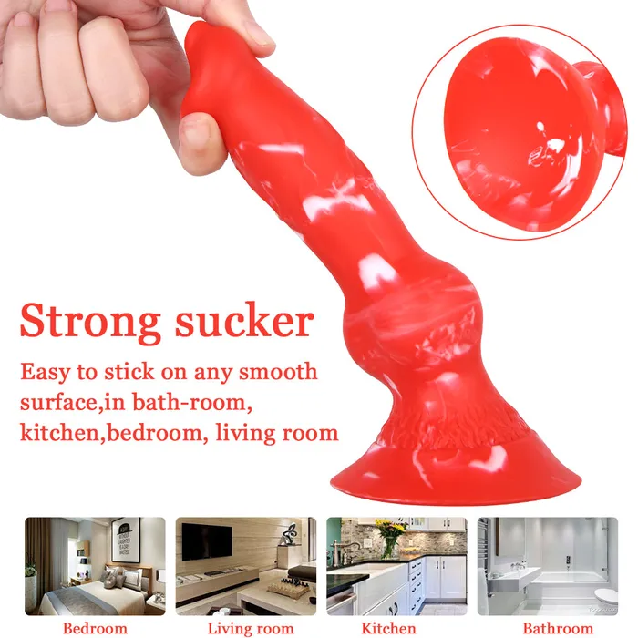 MD 709 inch Silicone Dildo Cock Anal Plug MD Anal