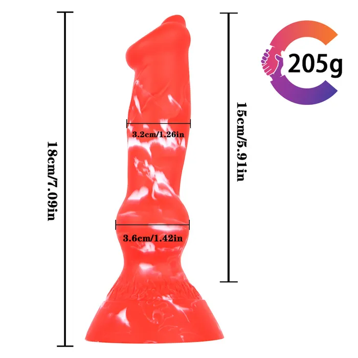 MD 709 inch Silicone Dildo Cock Anal Plug MD Anal