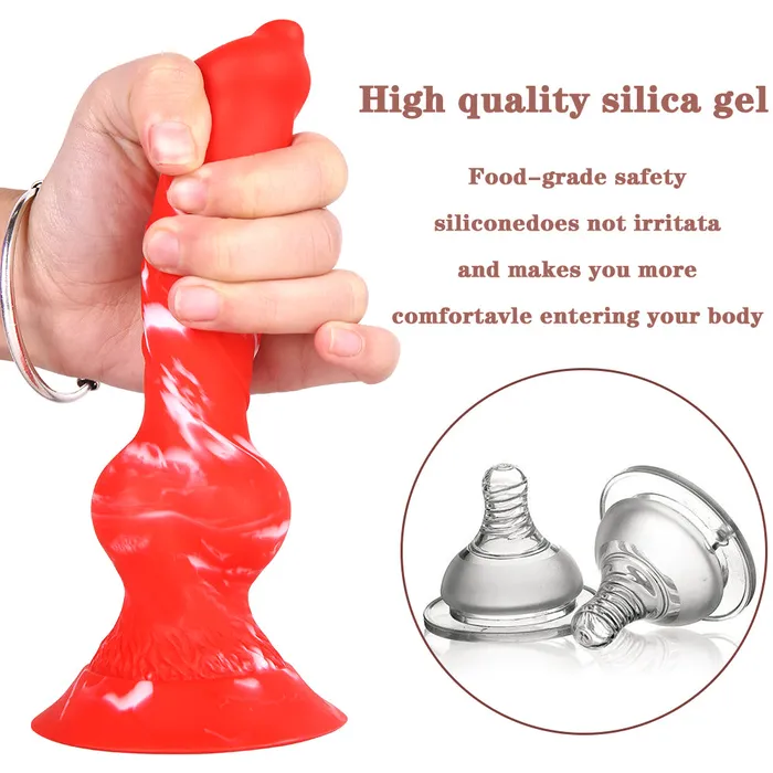 MD 709 inch Silicone Dildo Cock Anal Plug MD Anal