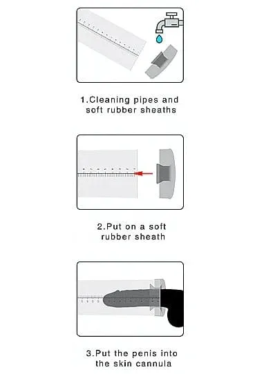 Shots Silicone Pump Sleeves Vice Male Sex Toys