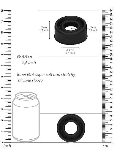 Shots Silicone Pump Sleeves Vice Male Sex Toys