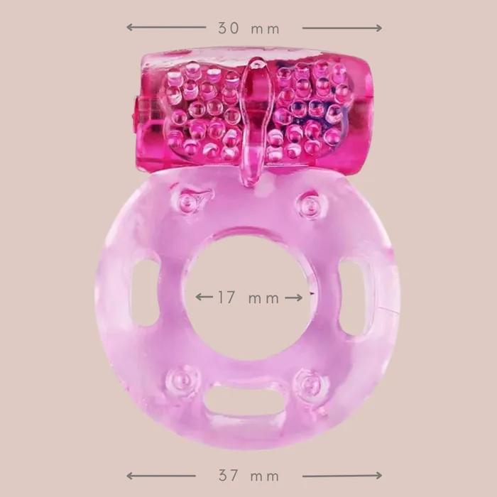 Butterfly Cock Ring Clitoral Stimulator House of Chastity Male Sex Toys