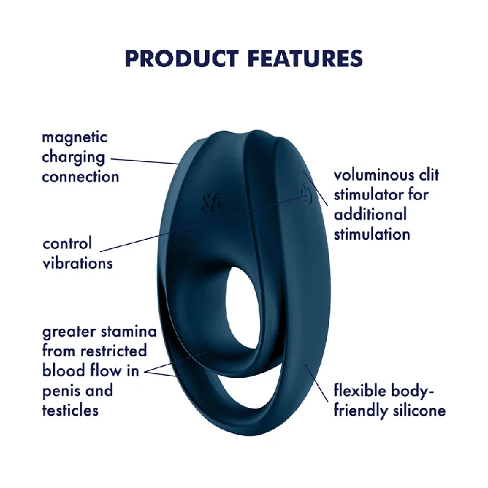 Satisfyer Male Sex Toys Satisfyer Incredible Duo Cock Ring
