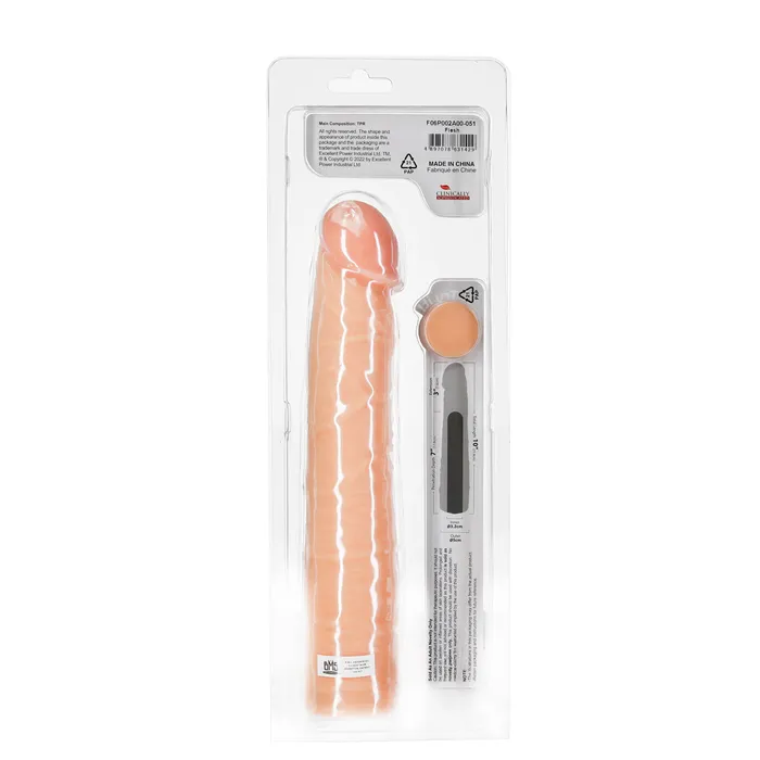 Male Sex Toys Excellent Power Excellent Power LoveClone RX Penis Extension Sleeve Beige 10in