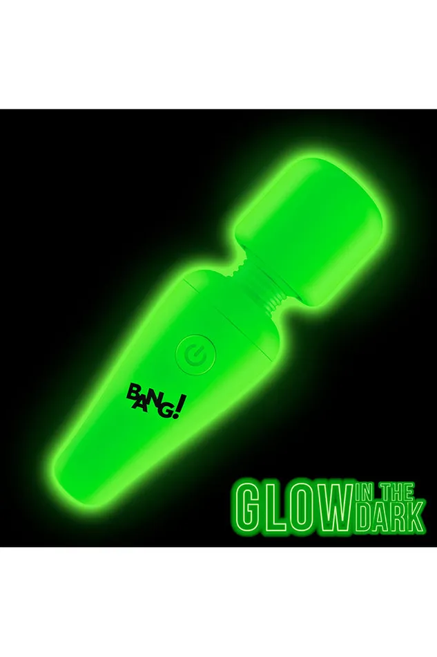 Female Sex Toys XR Brands XR Brands BANG 10X GlowintheDark Mini Wand Vibrator