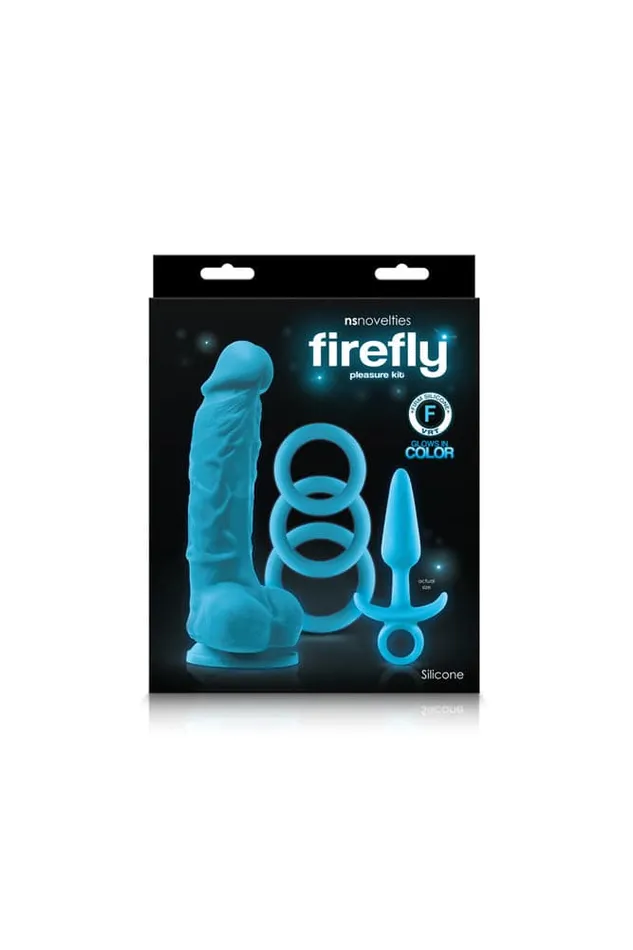 NS Novelties Vibrators NS Novelties Firefly Pleasure Toy Kit Blue