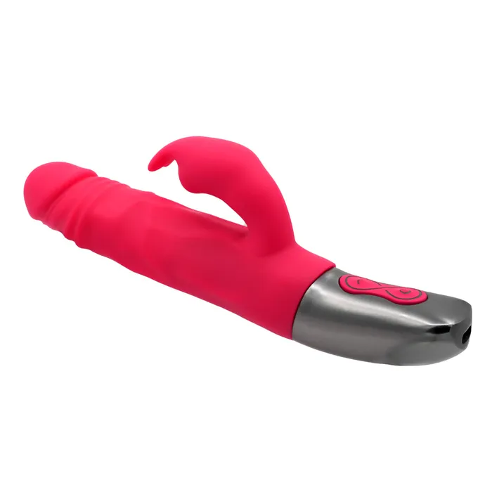 Vibrators Excellent Power Excellent Power Titanz Thrusting Penis Rabbit Vibrator Pink