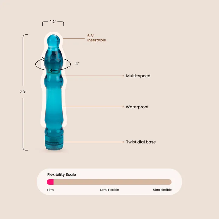 California Exotic Novelties LLC CalExotics Turbo Glider battery operated ABS plastic shaft Vibrators