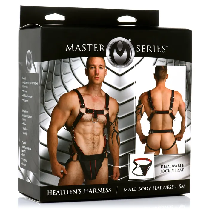 Master Series Heathens Harness Male Body Harness SM Female Sex Toys