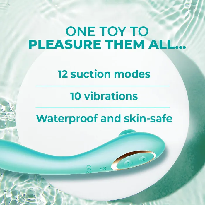 VirtuosoVibrator with Airpulse Stimulator MsChief Female Sex Toys