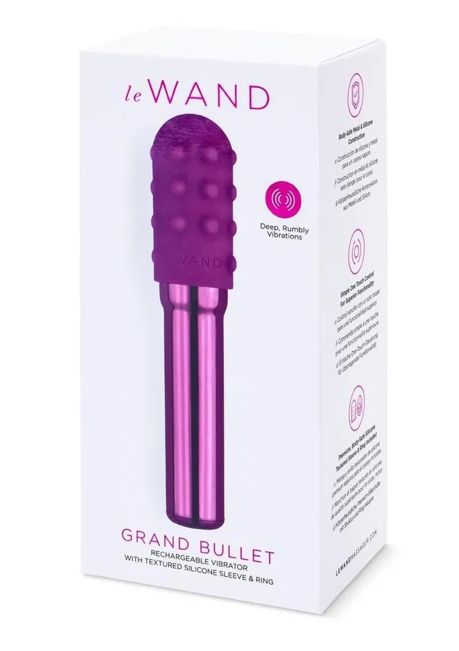 Le Wand Female Sex Toys Le Wand Grand Bullet Rechargeable Silione Vibrator Le Wand Female Sex Toys Le Wand Grand Bullet Rechargeable Silione Vibrator