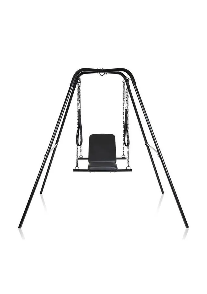 Master Series Throne Adjustable Sex Sling with Stand Master Series Male Sex Toys