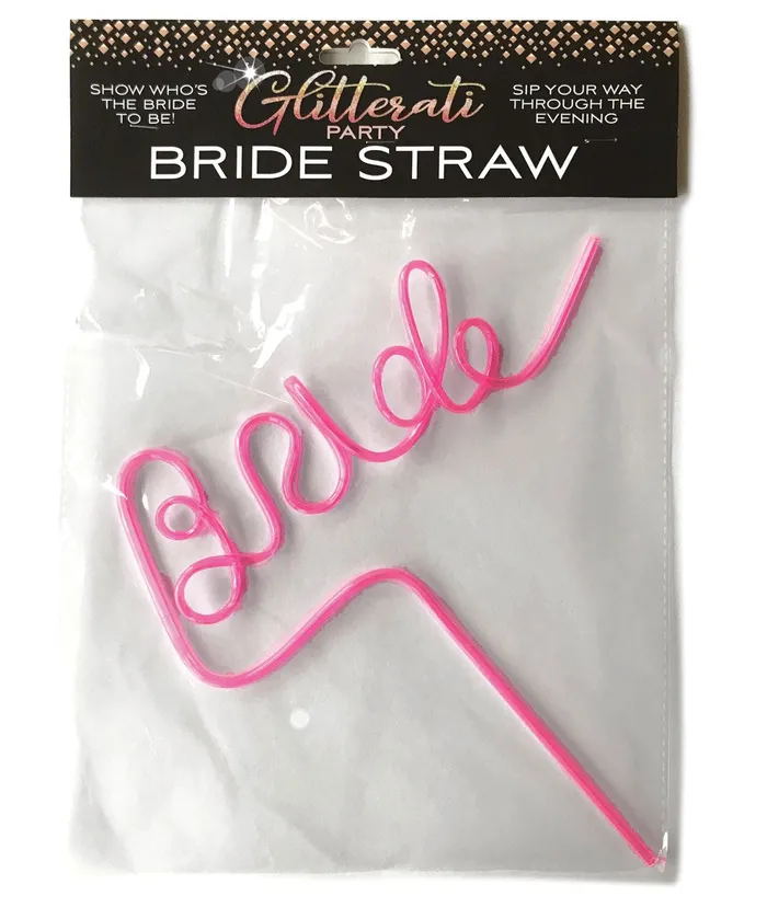 Vibrators Little Genie Glitterati Bride Straw Vibrators Little Genie Glitterati Bride Straw